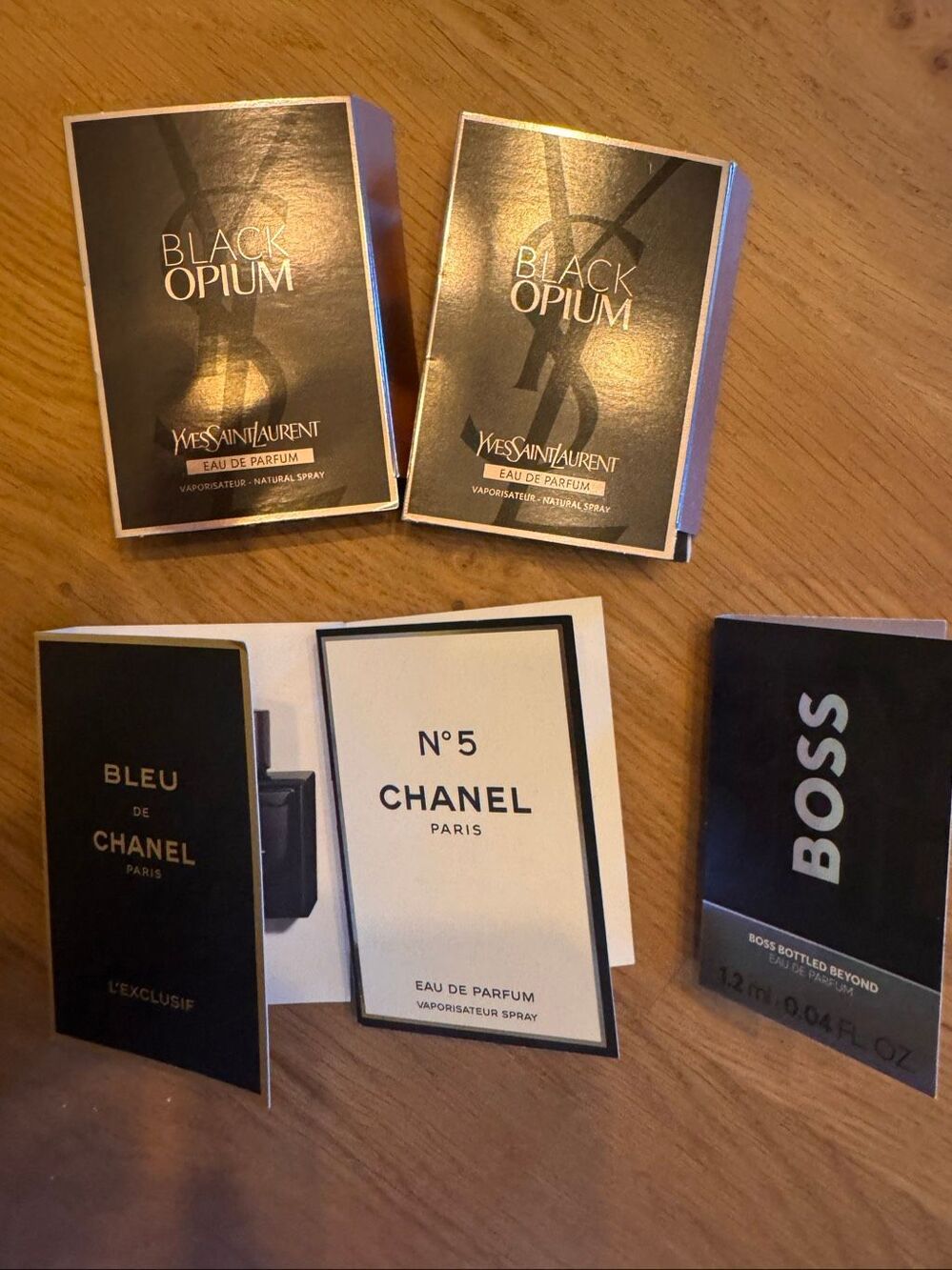 Designer perfume samples